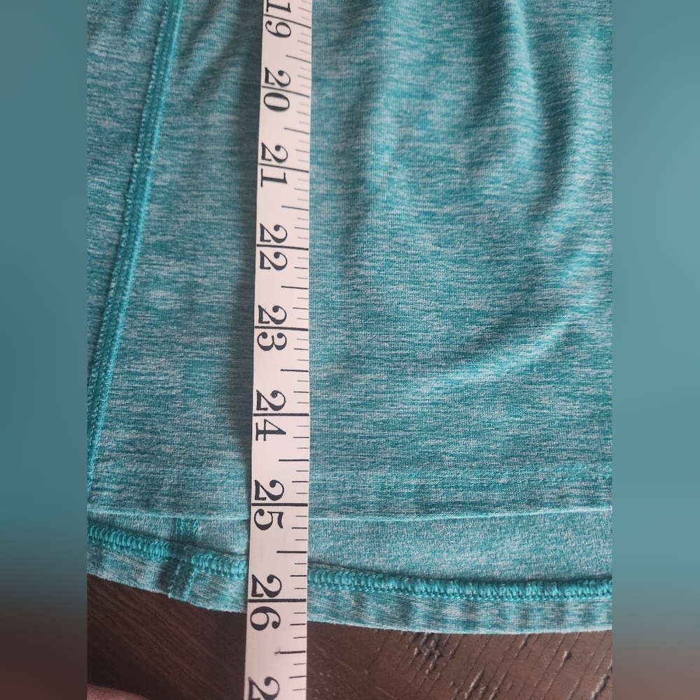 Sm Teal North Face Quarter Zip With Thumb Loopholes - Picture 7 of 8